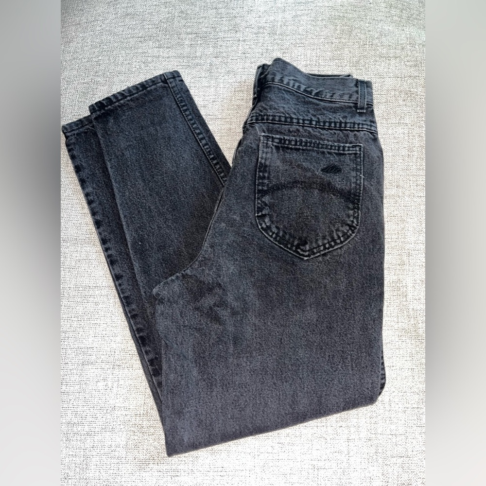 Vintage 80s black Chic mom jeans